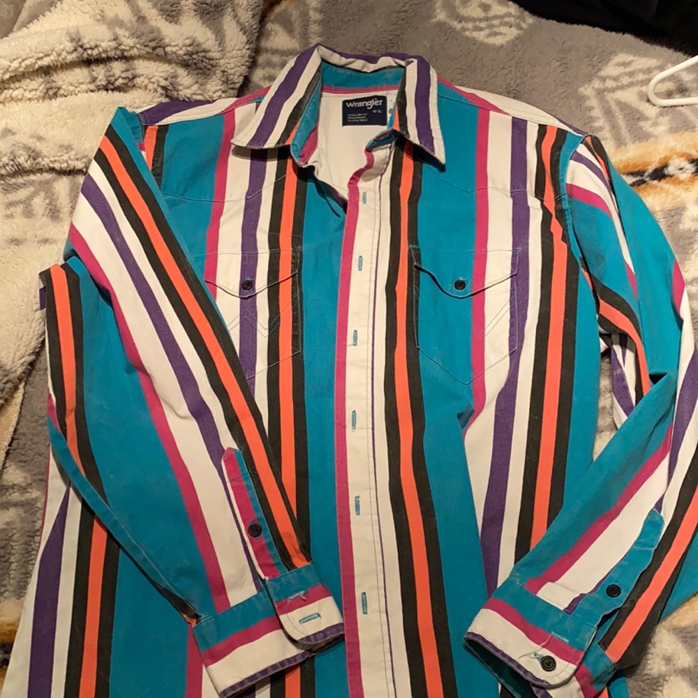 Vintage Wrangler Button up